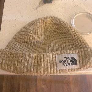 North Face Beanie-Tan